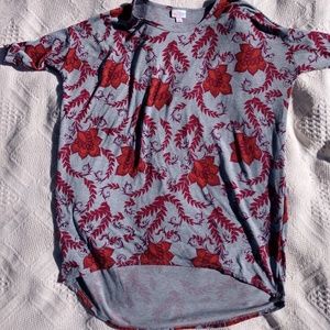 Gray Lularoe floral Irma